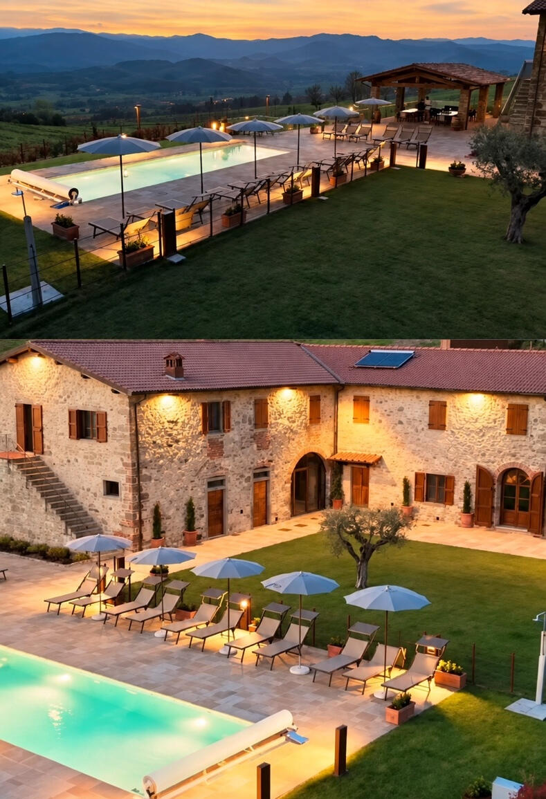 Villa met zwembad in Poppi, Toscane voor het On Healthy Ground vrouwen retreat